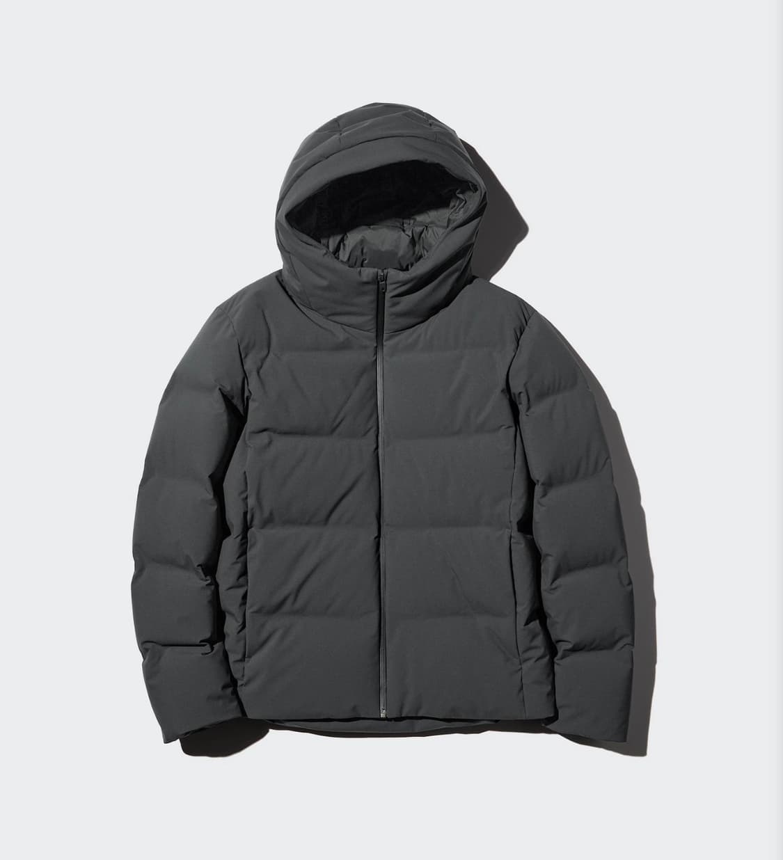 유니클로 심리스 다운 파카 다크그레이 M 상품이미지1
