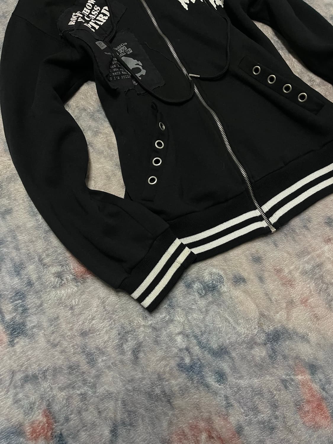 Sexpot revenge punk patch hoodie 상품이미지5