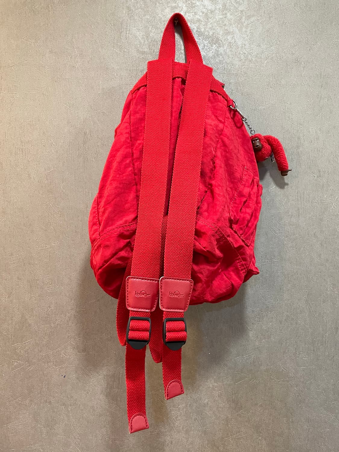키플링 레드 복조리 백팩 가방 상품이미지3
