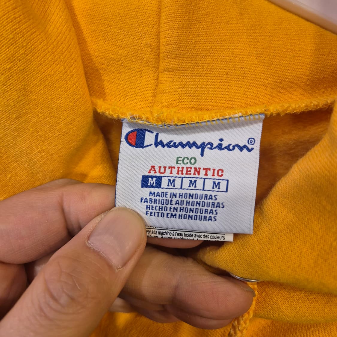 M 챔피온 옐로우 후드 상품이미지3