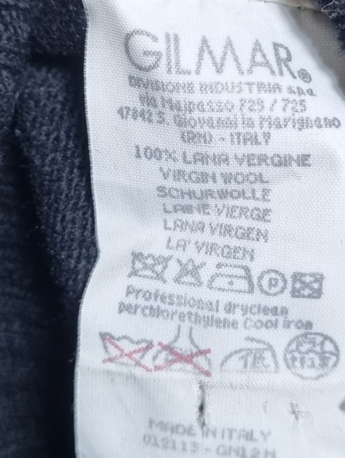 XL (105) 아이스버그 블랙 울100% 니트 상품이미지4