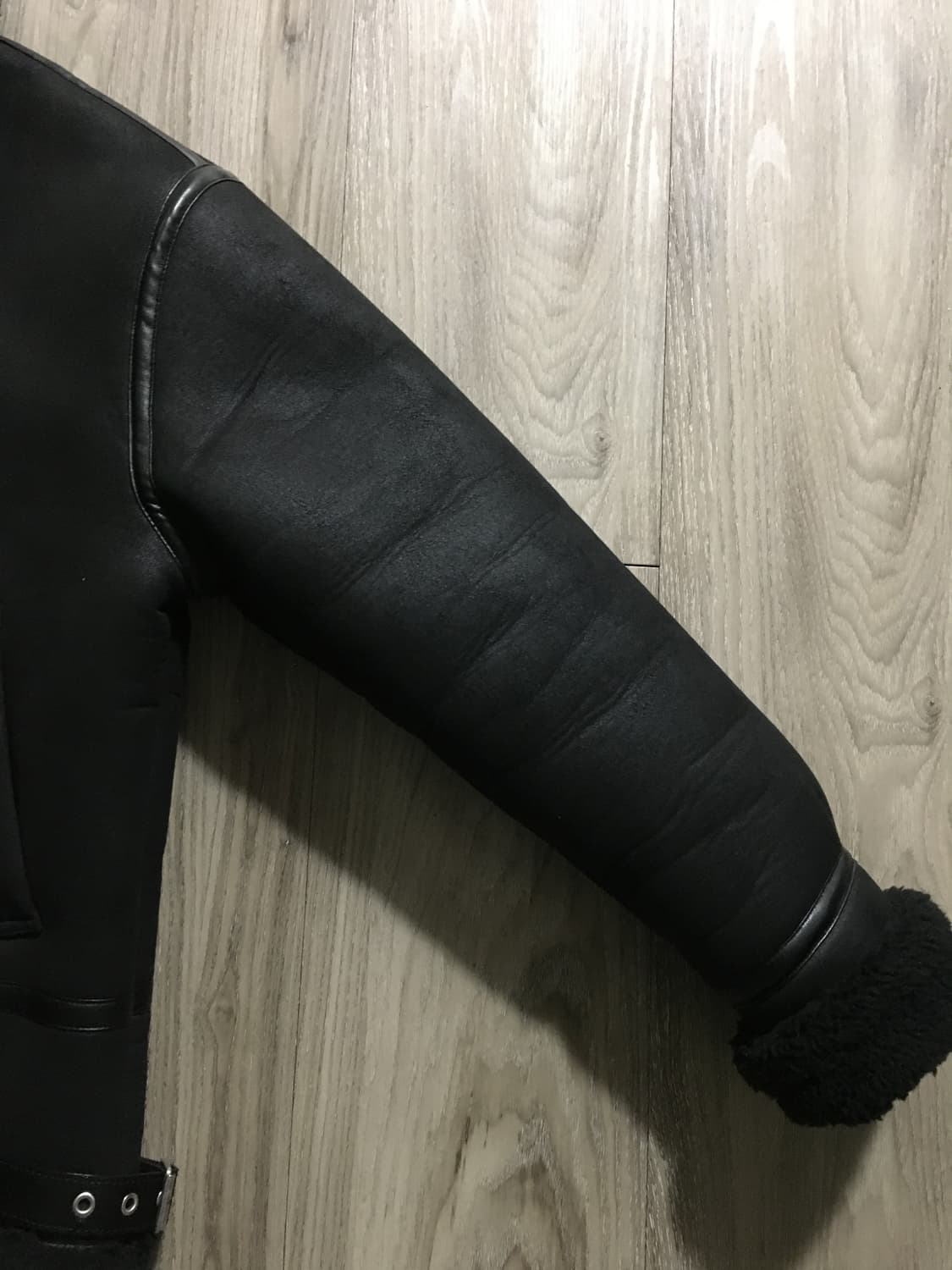 크롭 벤타 무스탕 상품이미지5