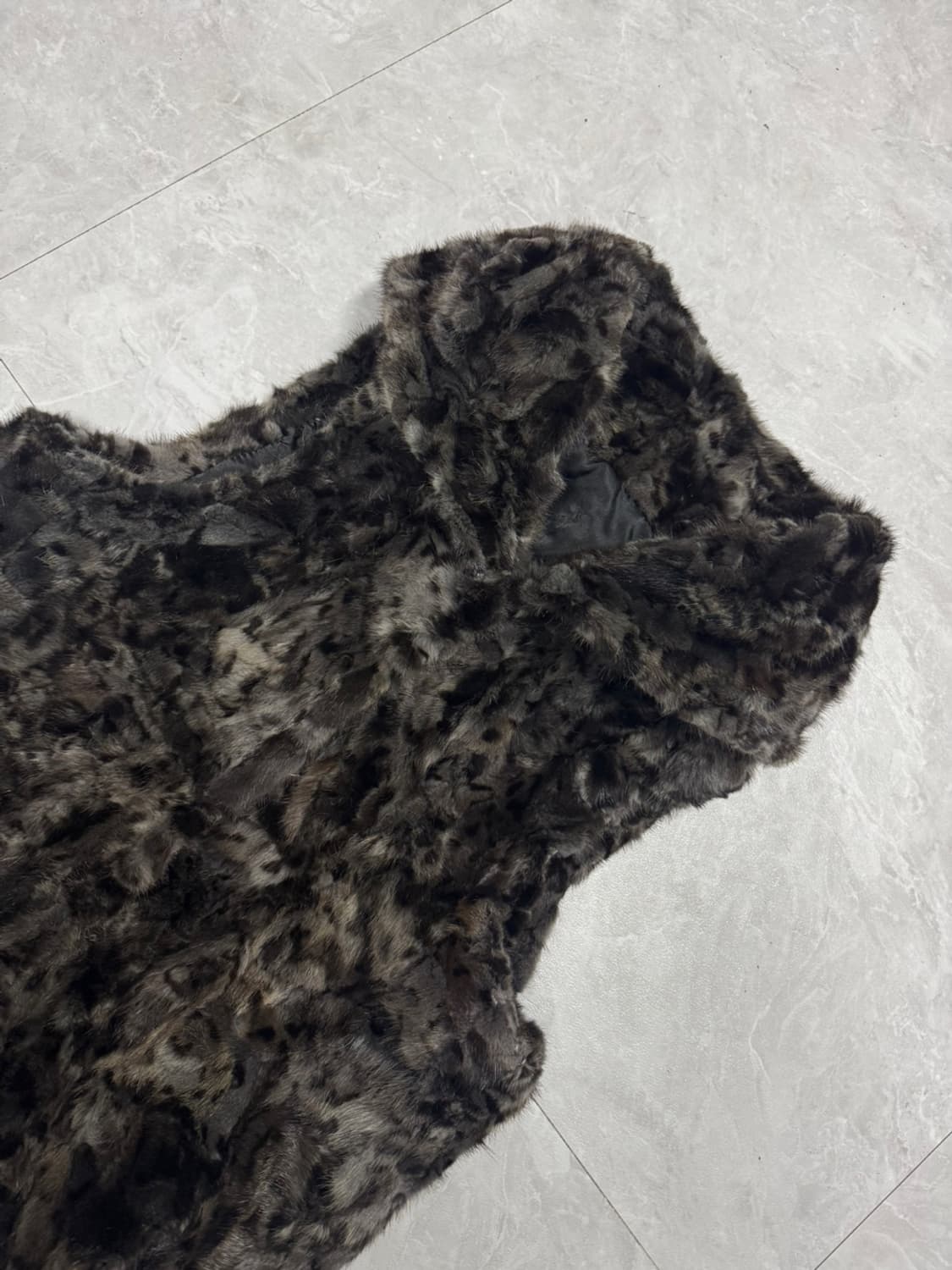 호피 밍크 조끼 상품이미지3