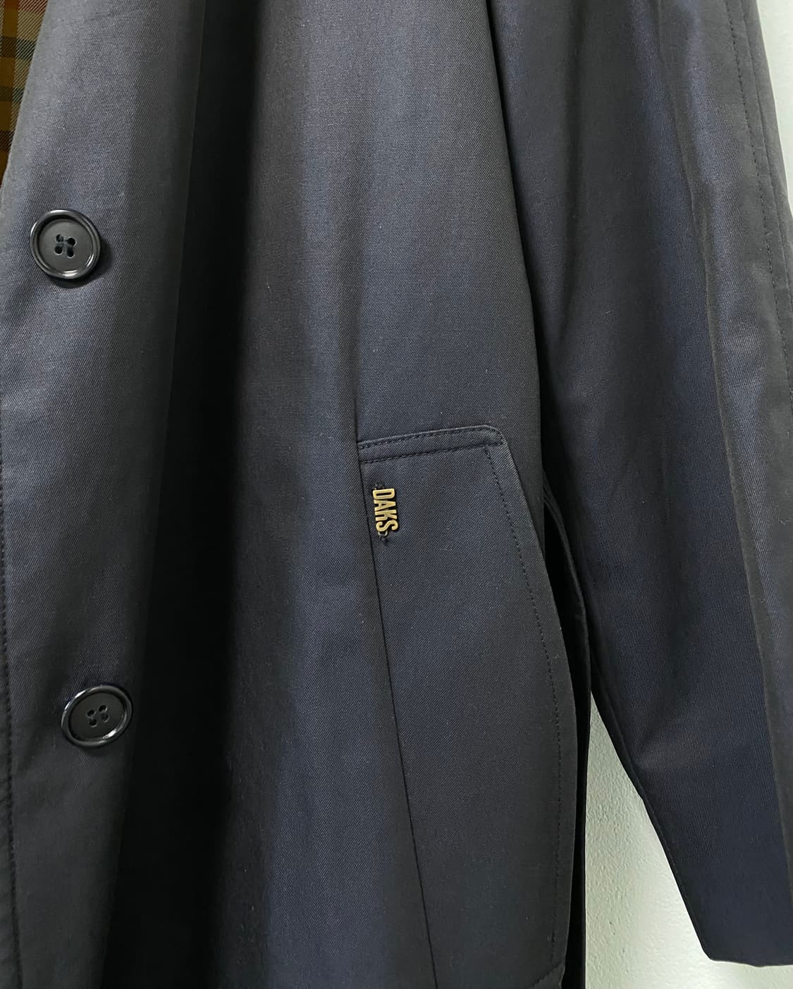 닥스 DAKS / 싱글 트렌치 코트 네이비 / 55 상품이미지5