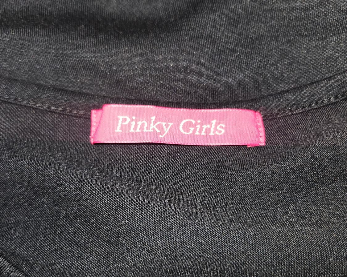 pinky girls y2k🖤오네갸루 빈티지 하트 퍼프 티 상품이미지4