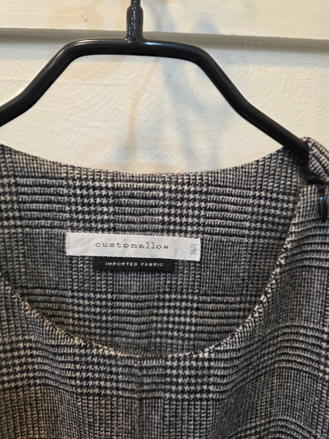 커스텀멜로우 체크 울 블라우스 상품이미지1