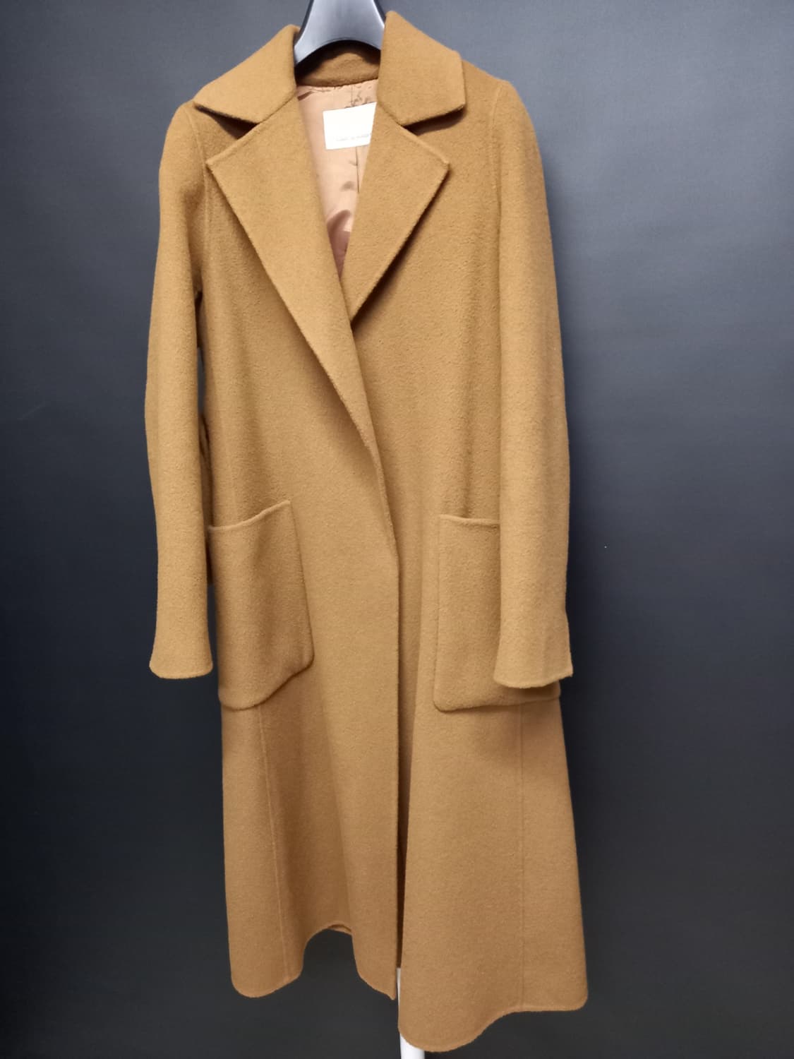 보브 춘추동 핸드메이드 로브형 맥시 롱 코트 55.44 상품이미지3