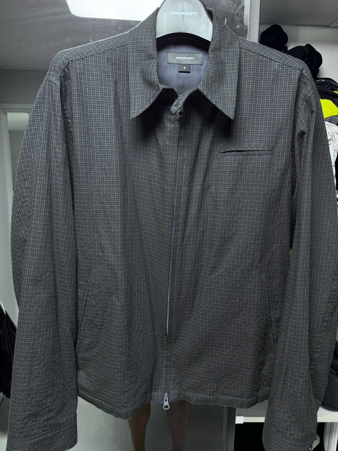 (중고/L) 999휴머니티 이지체크자켓 v2 L 네이비 상품이미지3