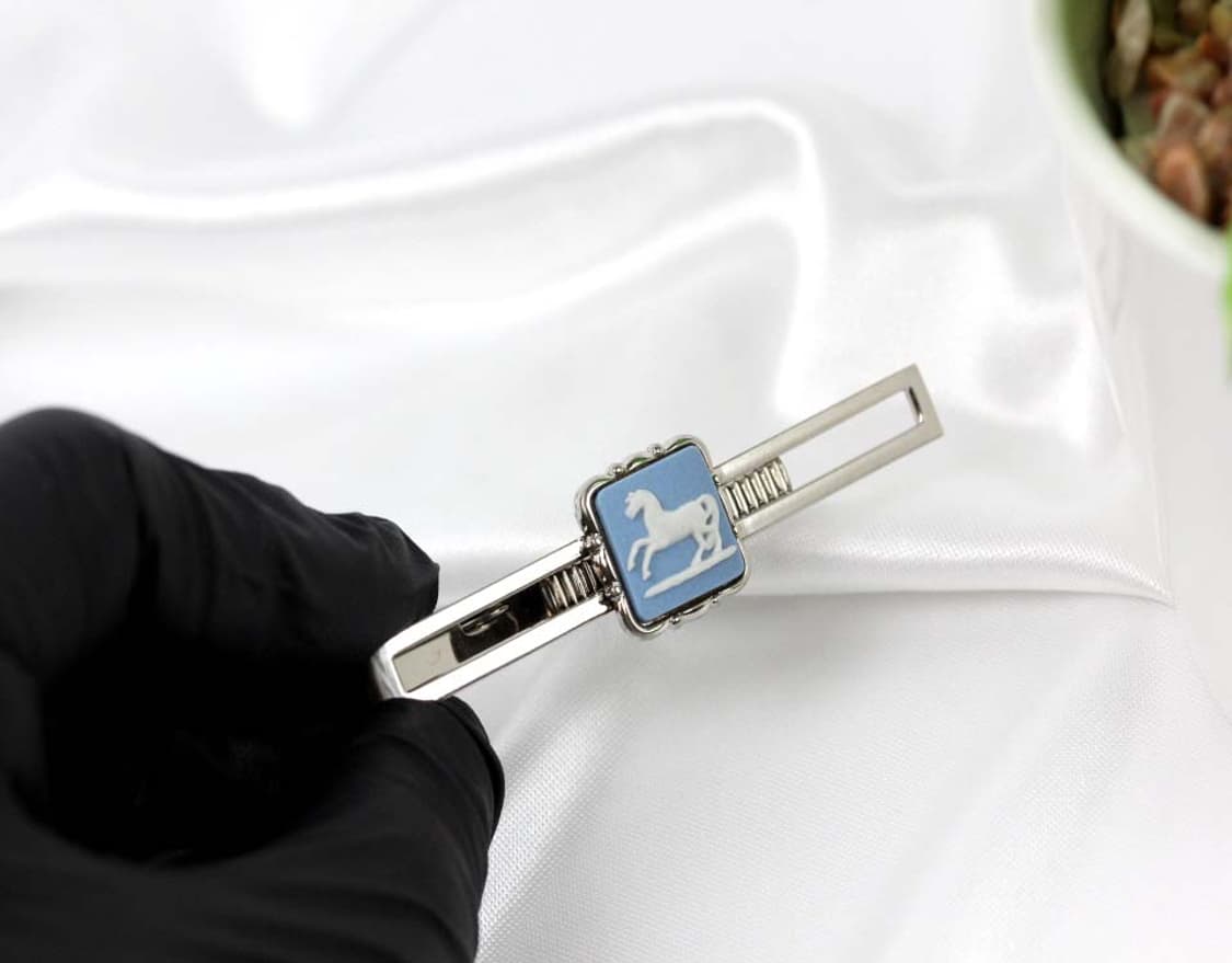 웨지우드 A-등급 5.9cm 남자 명품 넥타이핀 제스퍼 상품이미지4