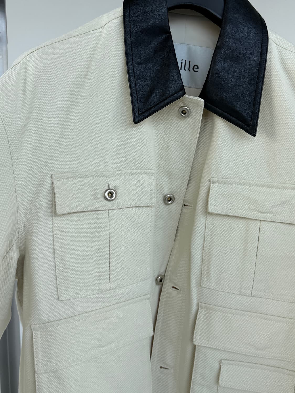 타일레 Taille 코튼 자켓 아이보리  상품이미지3