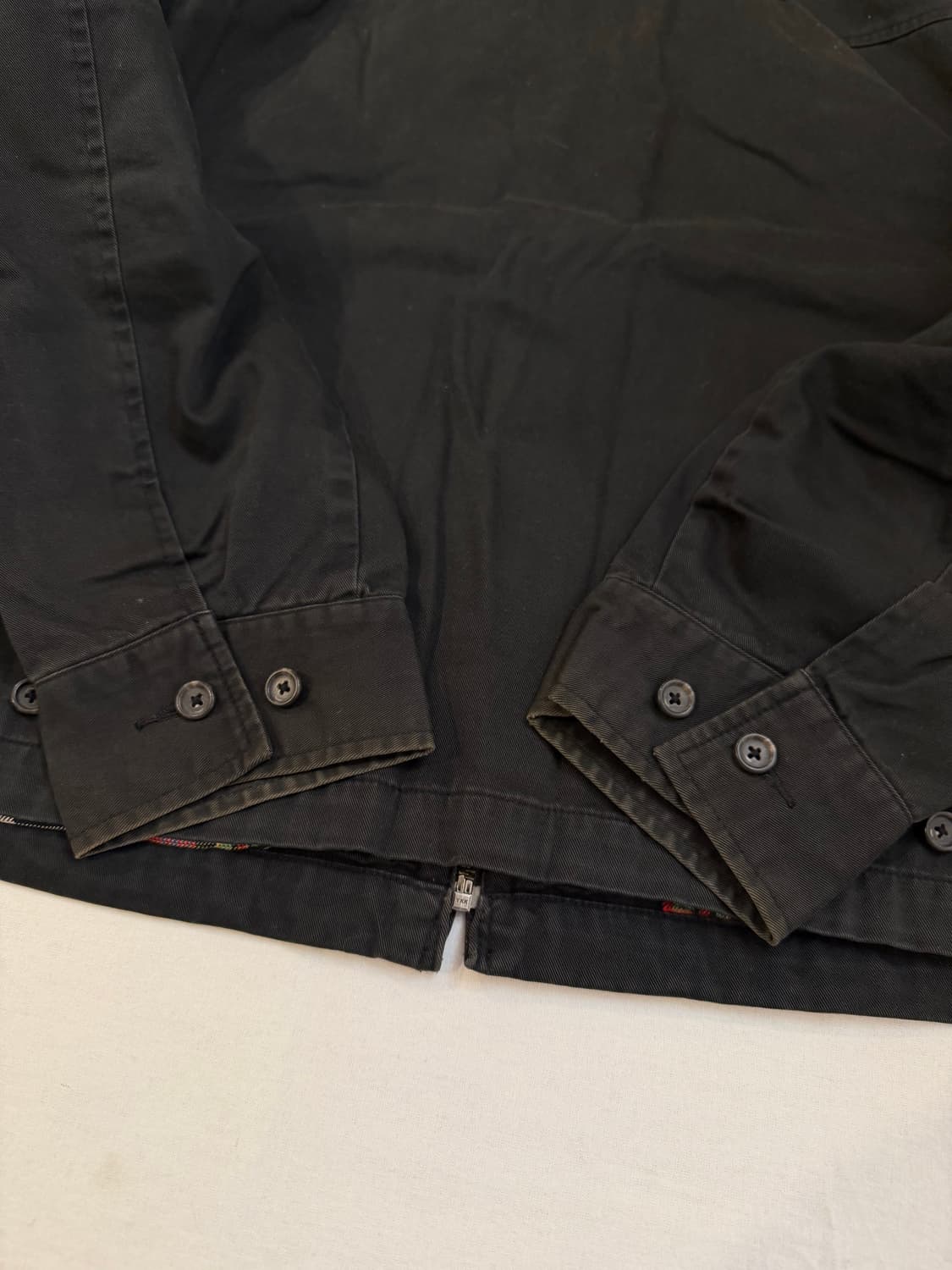 90s 폴로 랄프로렌 체크안감 베이포트 스윙탑 자켓 블랙 상품이미지8