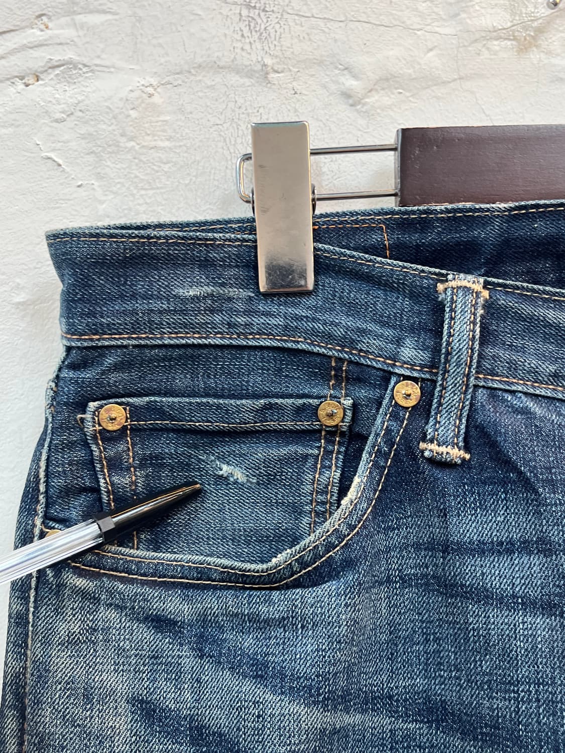 Levis 501 데님 진 34x32 상품이미지7