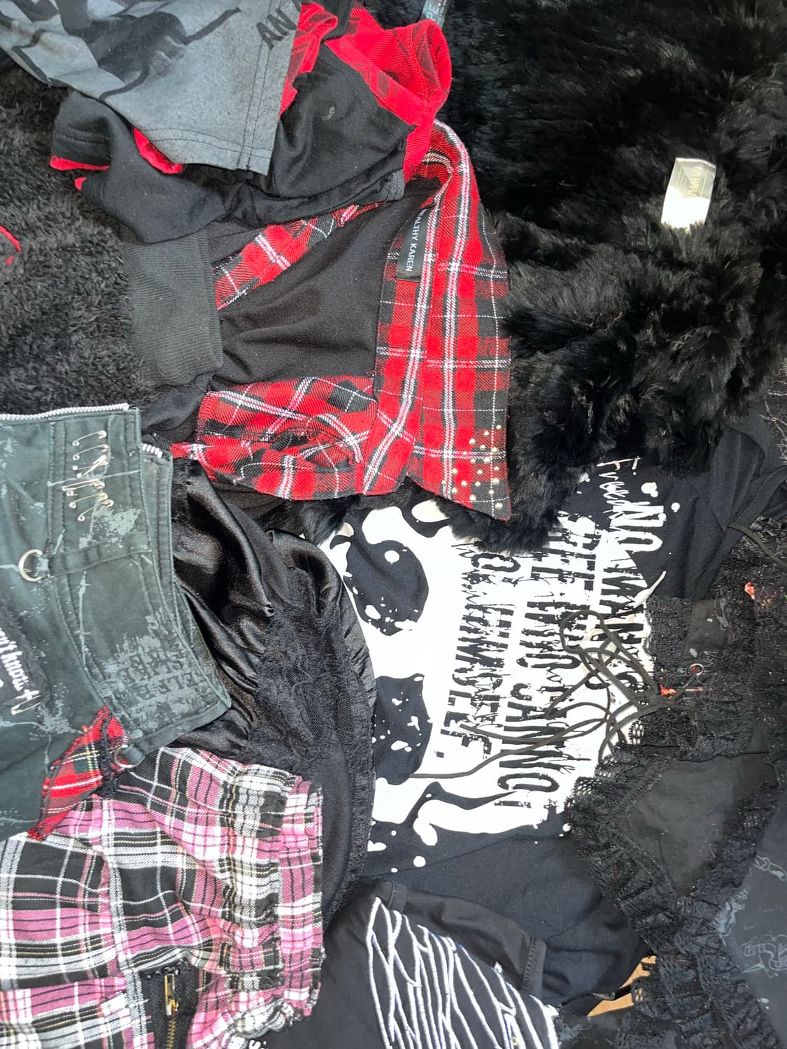 펑크 의류 일괄 처분 상품이미지1