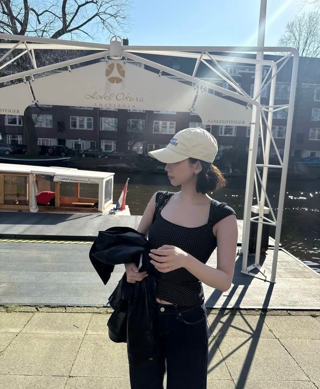 브랜디멜빌 엘라 도트 탑 카리나 착용 상품이미지3