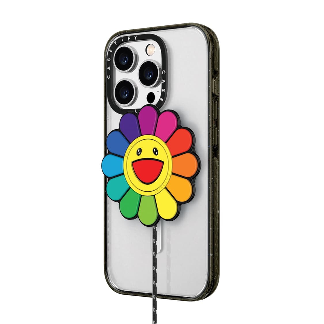 케이스티파이 무라카미 다카시 무선 충전기 플라워 레인보우 상품이미지1