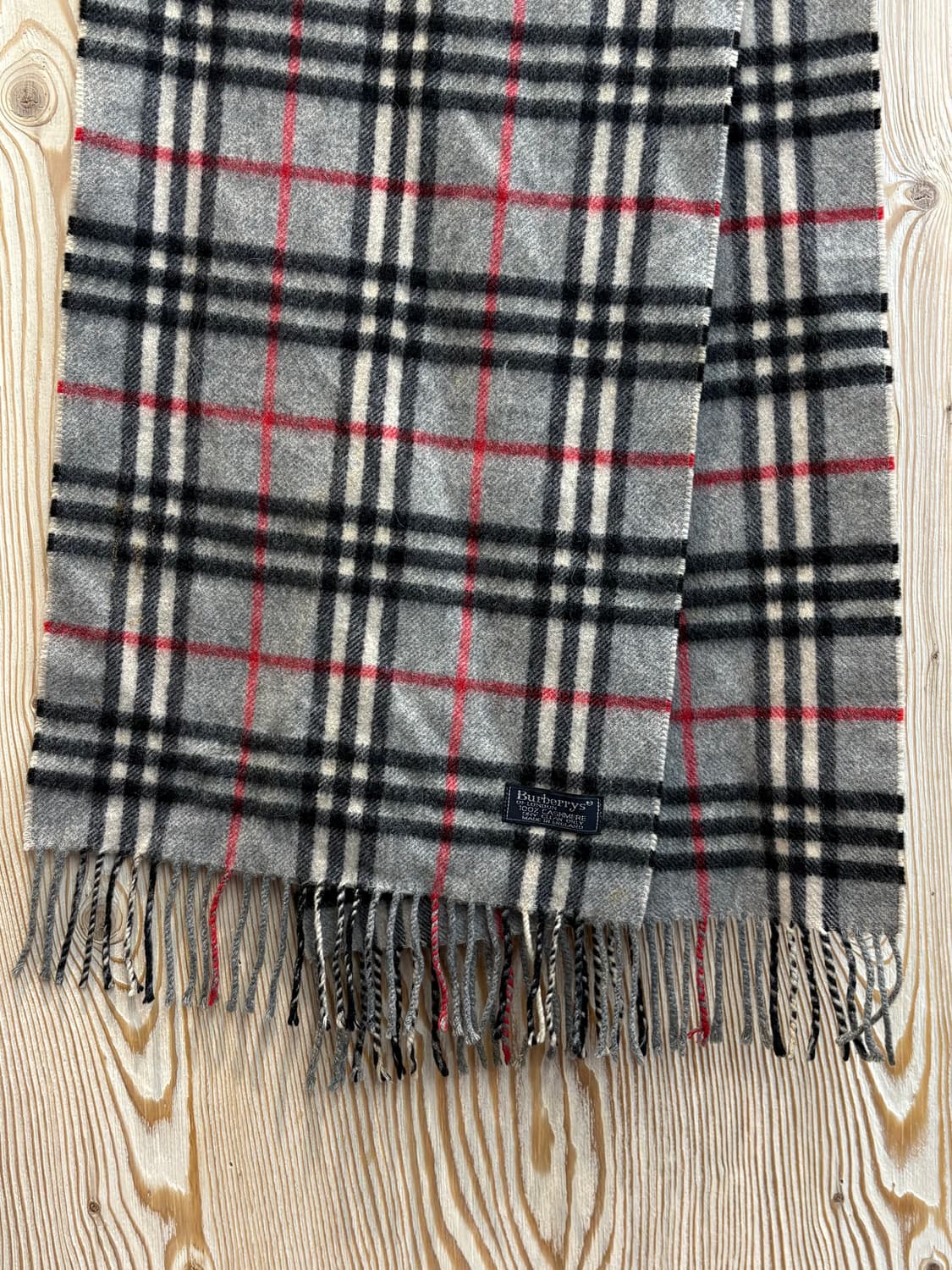 버버리 캐시미어 체크 머플러 상품이미지3