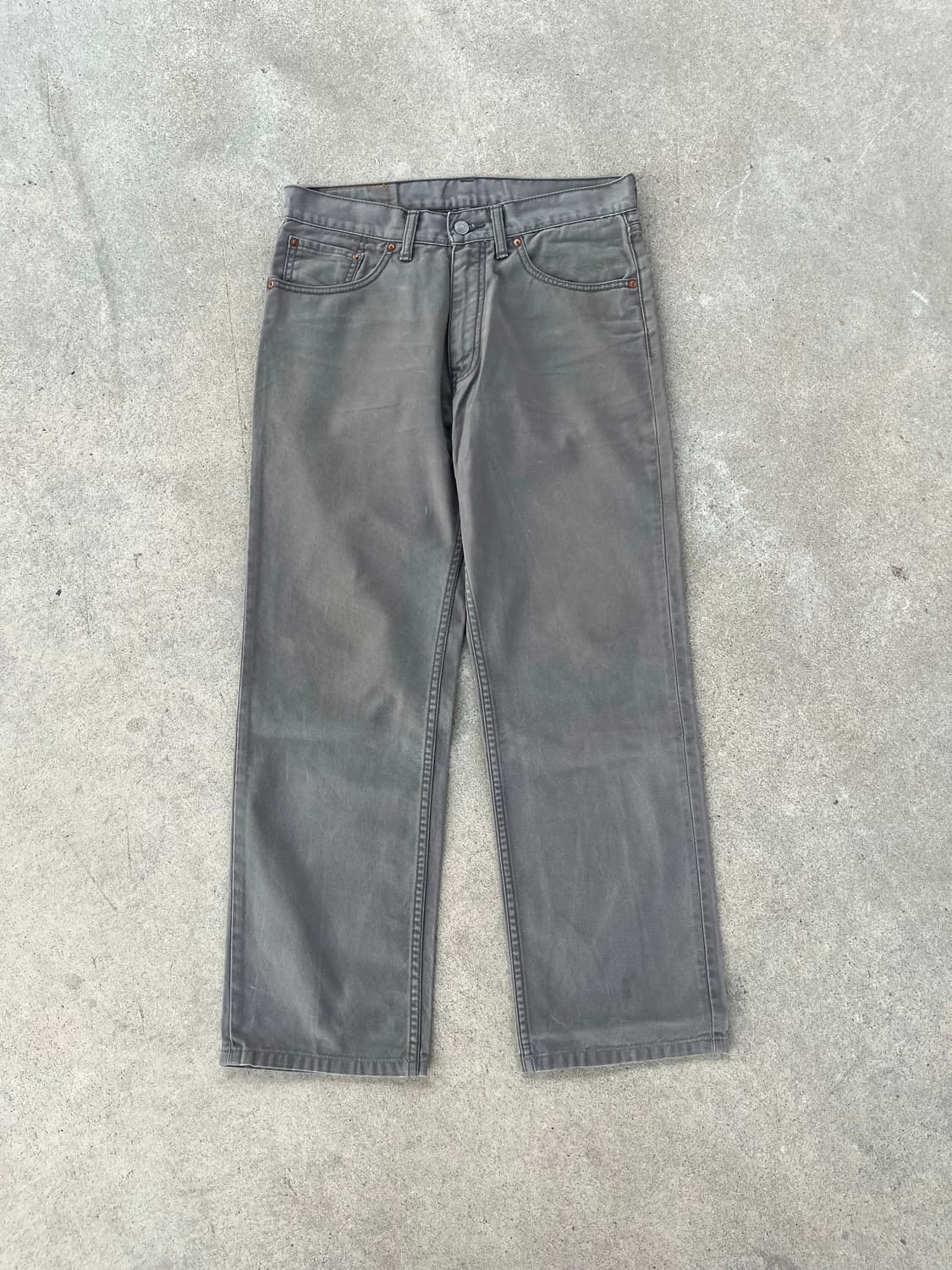 빈티지 리바이스 702 코튼 트윌 팬츠 그레이 상품이미지1
