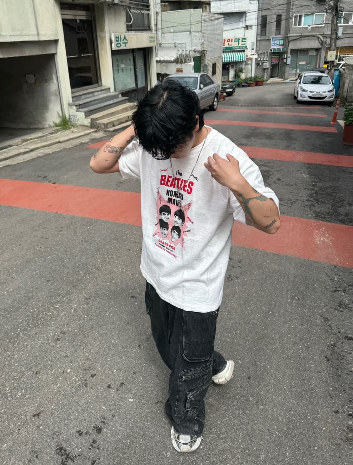 휴먼메이드 비틀즈 티셔츠 화이트 XL 상품이미지1