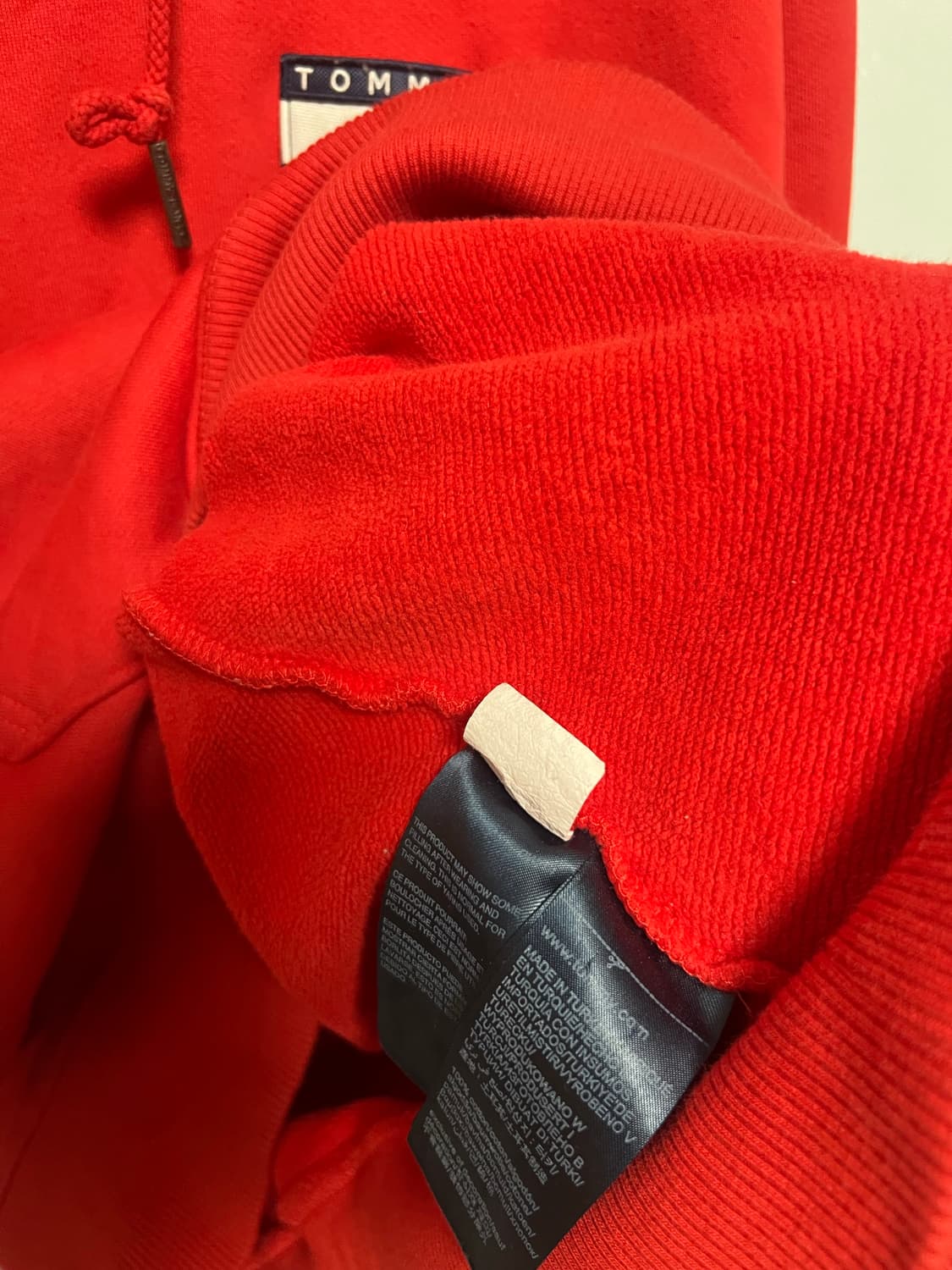 타미진스 레드 후드티 상품이미지3