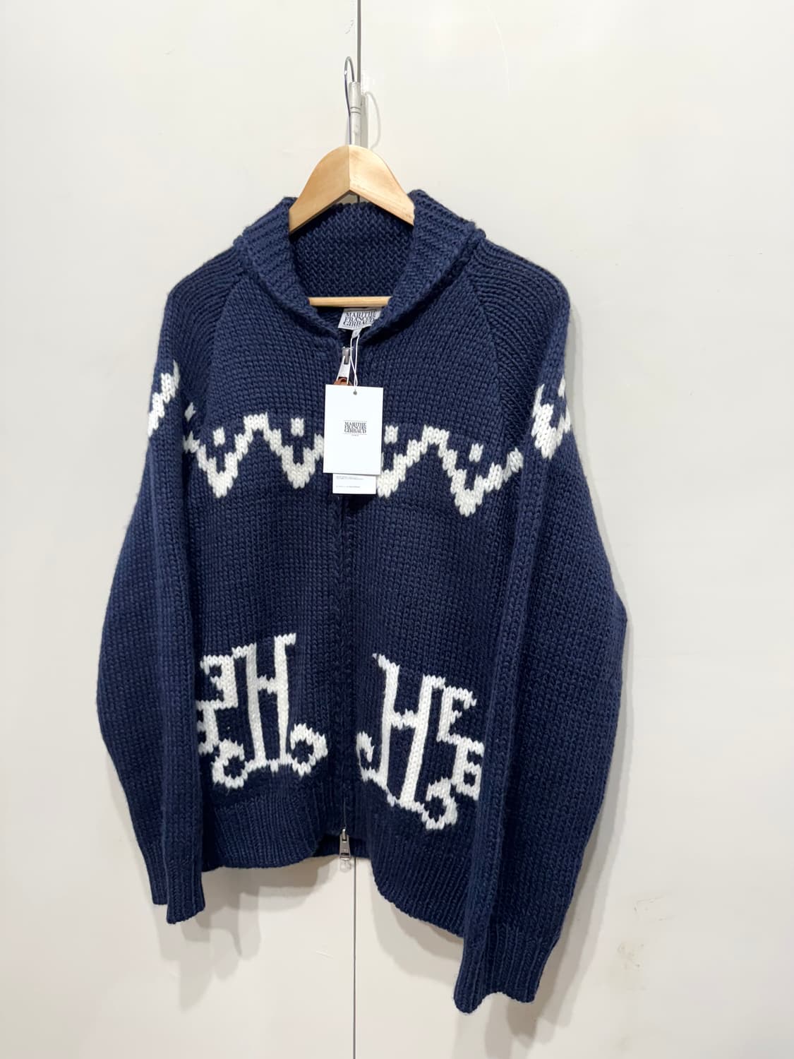 마리떼 프랑소와 저버 코위찬 니트집업 새상품 상품이미지3