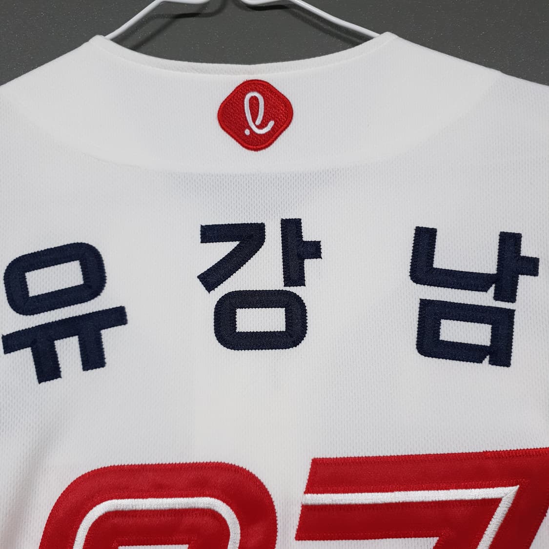 L) 롯데자이언츠 홈 유니폼 프로페셔널 프페 직자수 반팔 져지 유강남 상품이미지10