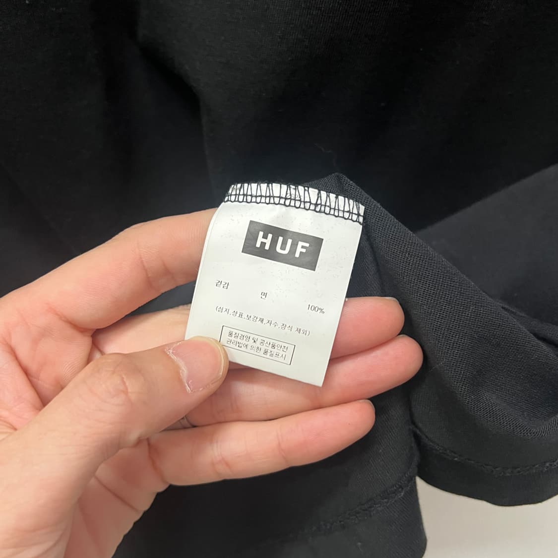 HUF 허프 스몰 로고 반팔티 M 상품이미지4