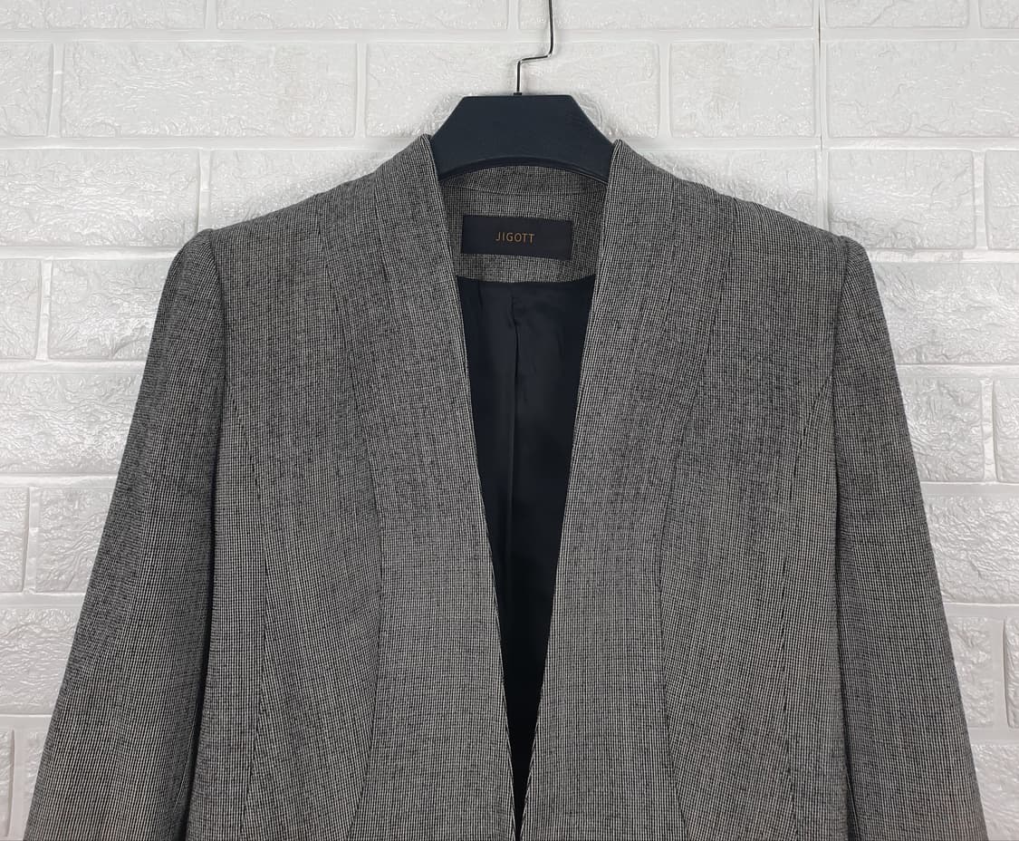 [66]지고트 페플럼 노카라 자켓 상품이미지4