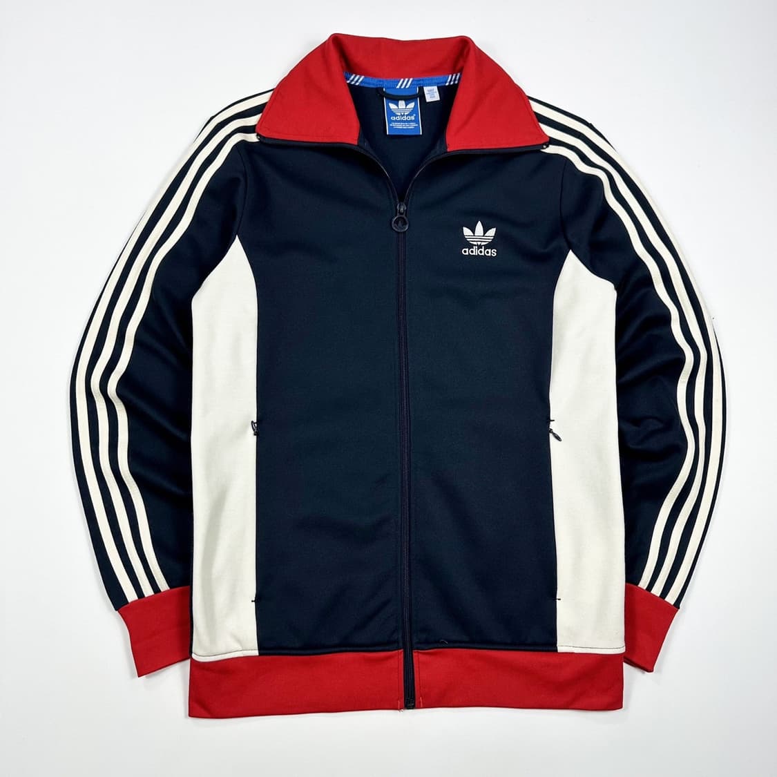 아디다스 유로파 네이비 배색 트랙탑 져지 (L) 상품이미지2