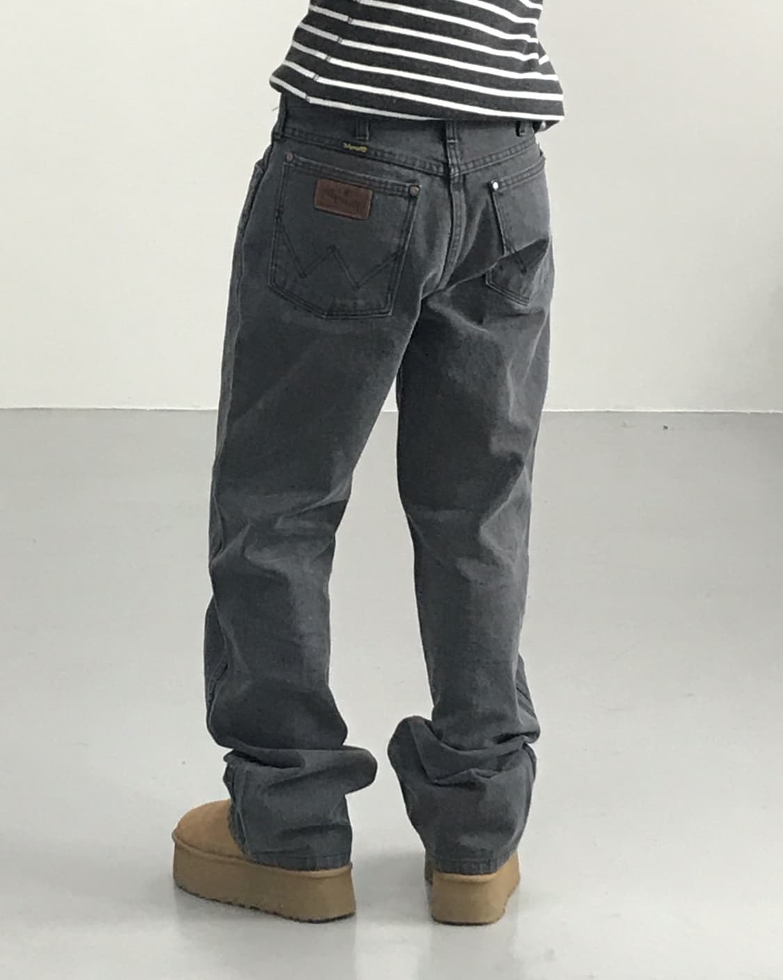 Wrangler Gray Cotton Pants 상품이미지3