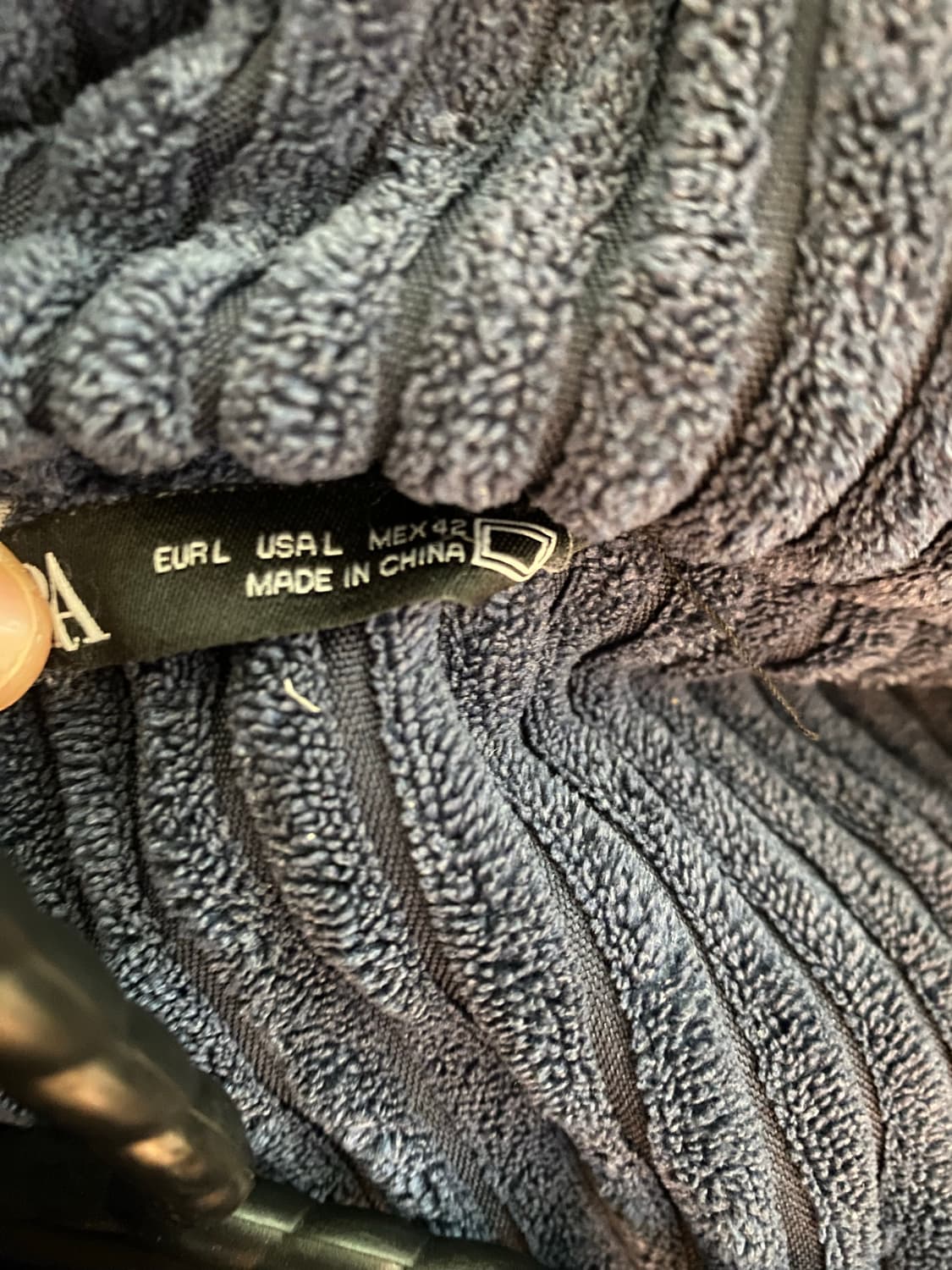 자라 코듀로이 패딩 L 상품이미지5