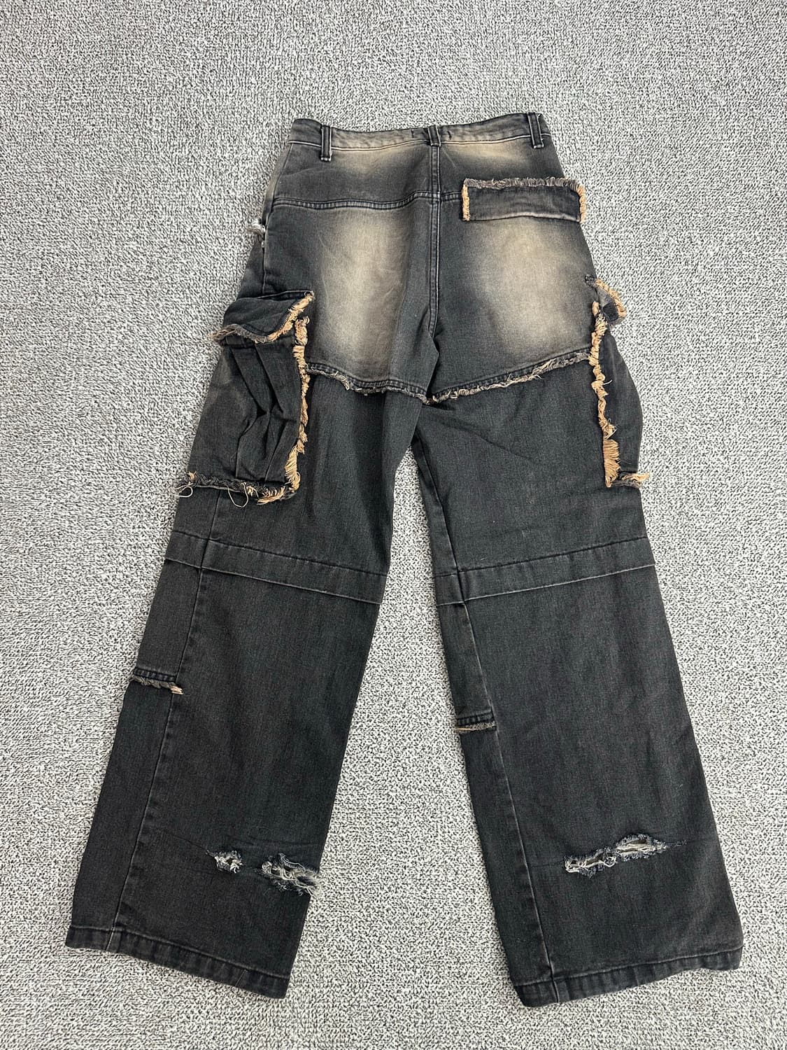 언유즈드 랩 데님 카고팬츠 S 상품이미지3