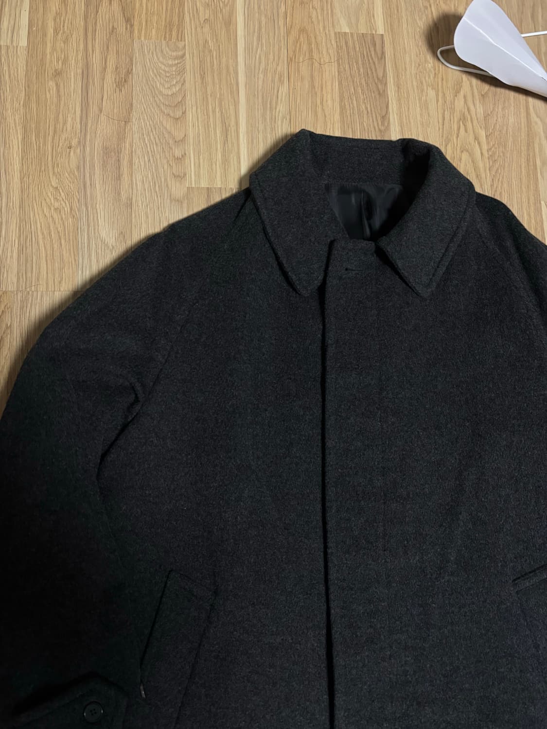 [1] 슬릭앤이지 셜록코트 차콜 상품이미지1