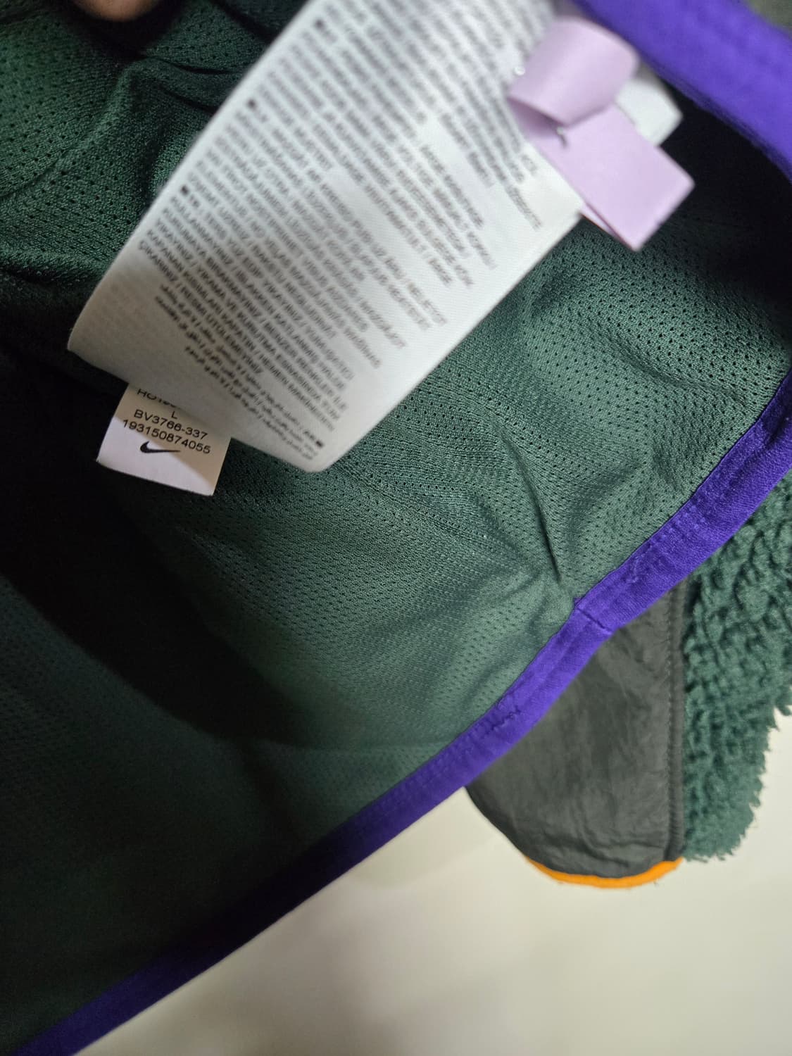 나이키 쉐르파 플리스 후드 아노락 L 상품이미지4