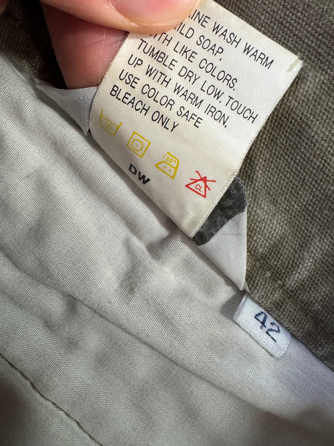 희귀!! 90s 컬럼비아 빅 사이즈 투톤 베이지 워크팬츠 37.7인치 상품이미지3