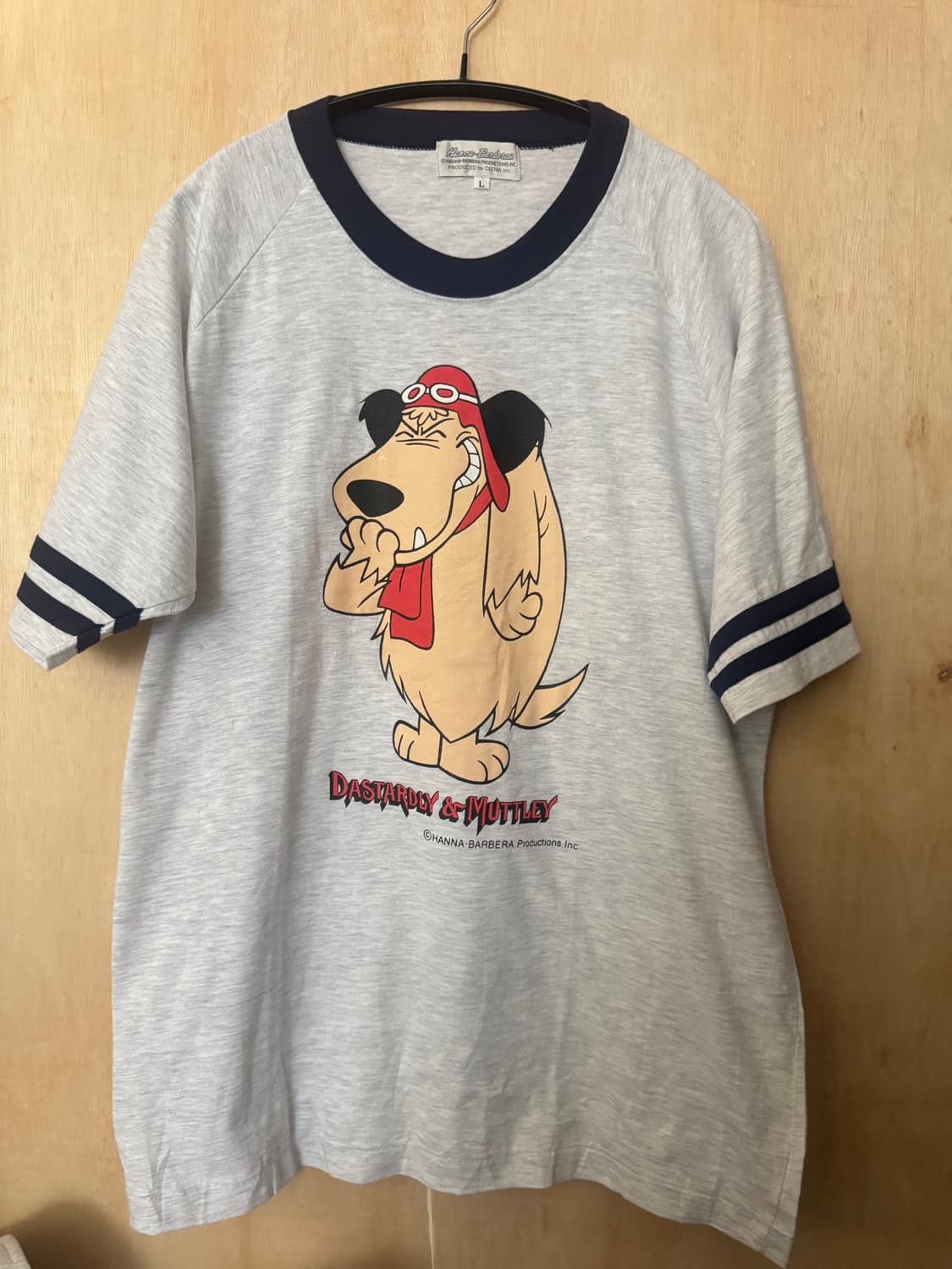 90s 빈티지 해나바베라 머틀리 레글런 티셔츠  상품이미지2