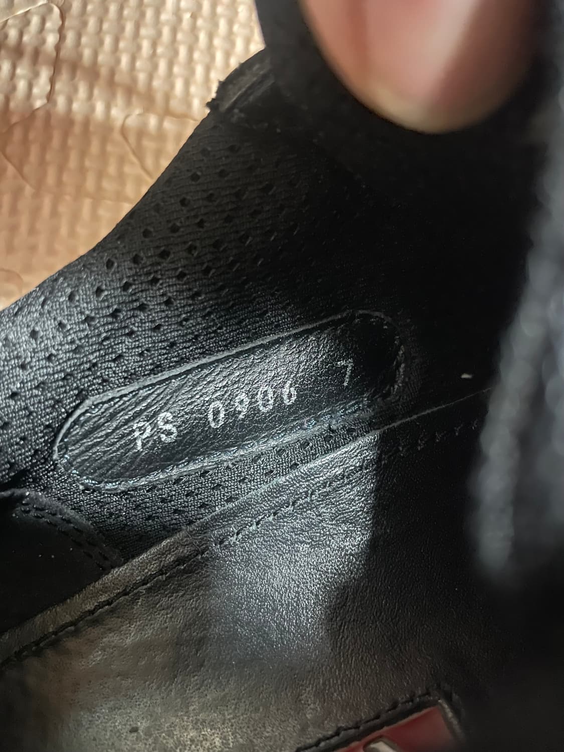 프라다 아메리카컵  스니커즈 블랙 7 정품 상품이미지6