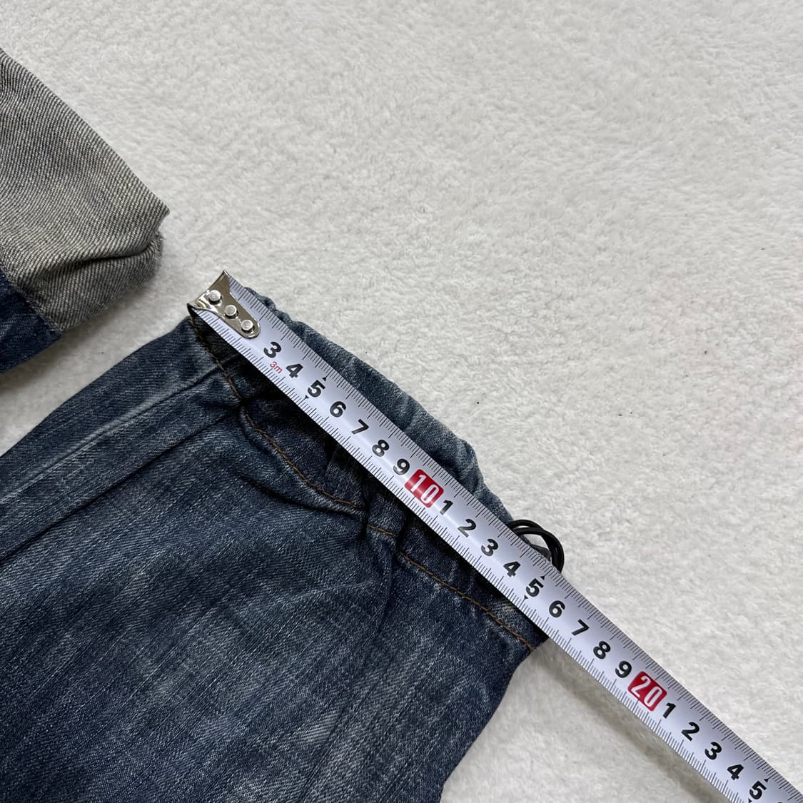실측확인 후부 빈티지 카고 데님팬츠 0317T 상품이미지7