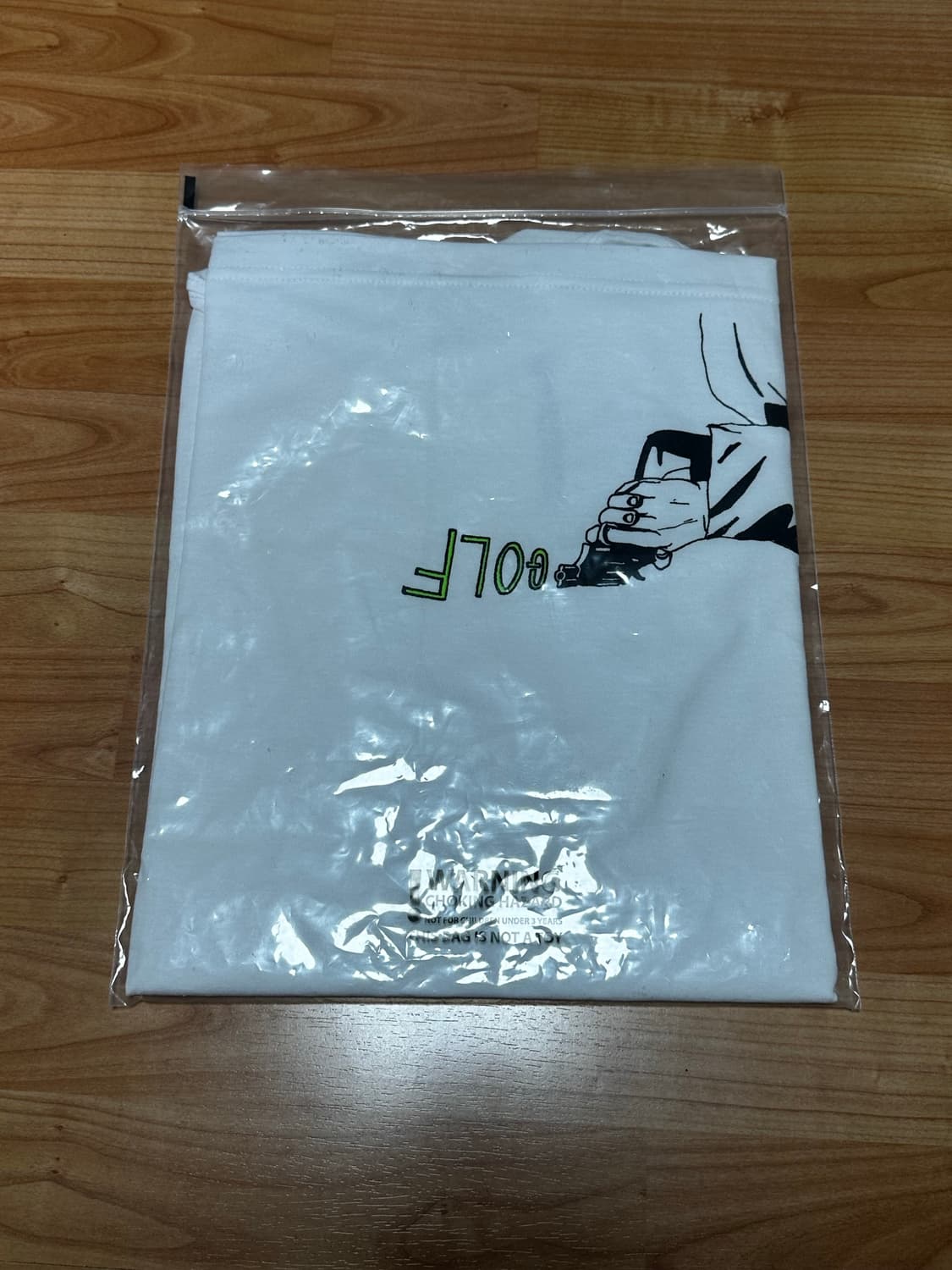 골프왕 뱅 티 (Golf Wang Bang Tee) 화이트 미디엄 상품이미지3