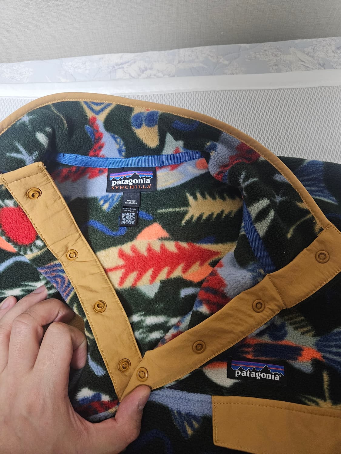 파타고니아 신칠라 살몬 그린 라이트웨이트 L 상품이미지4