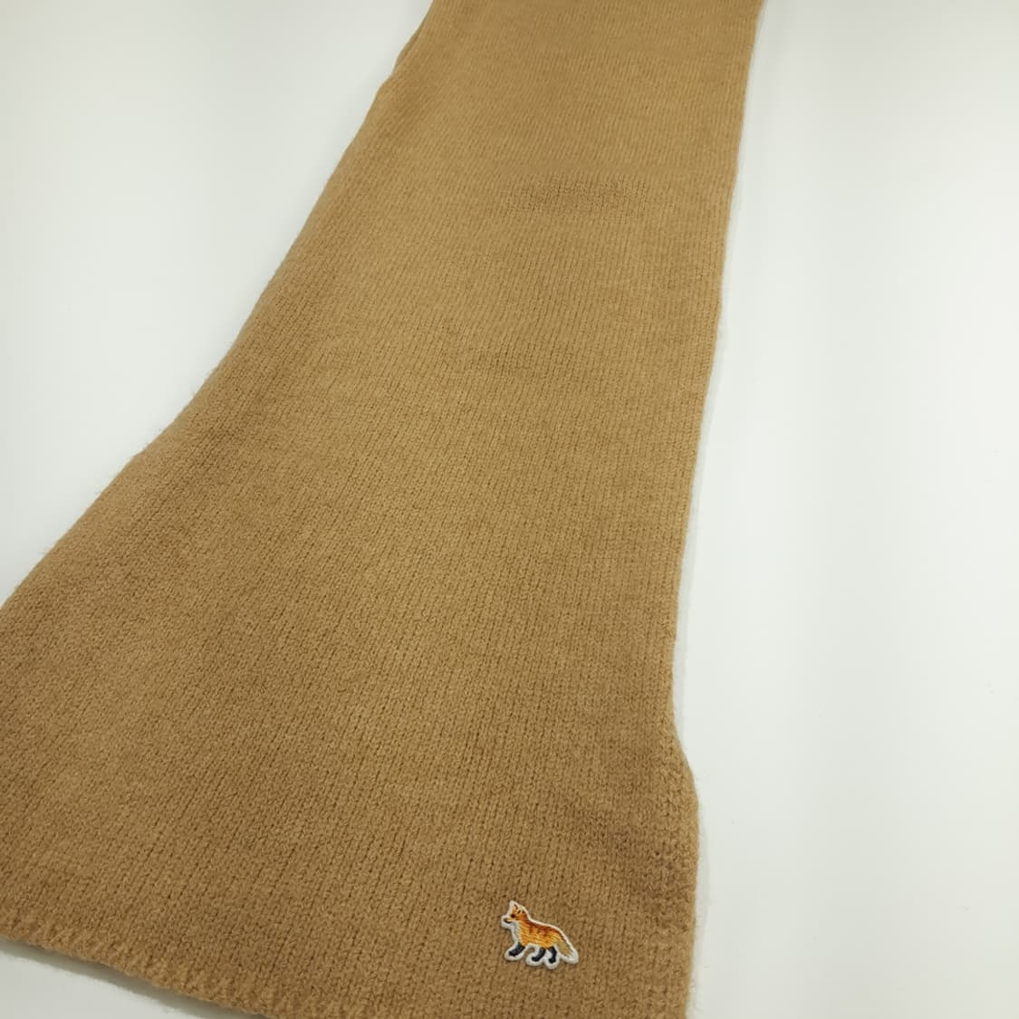 MX130 메종 키츠네 베이비 카멜 엑스트라파인 울 폭스 목도리 머플러 상품이미지6