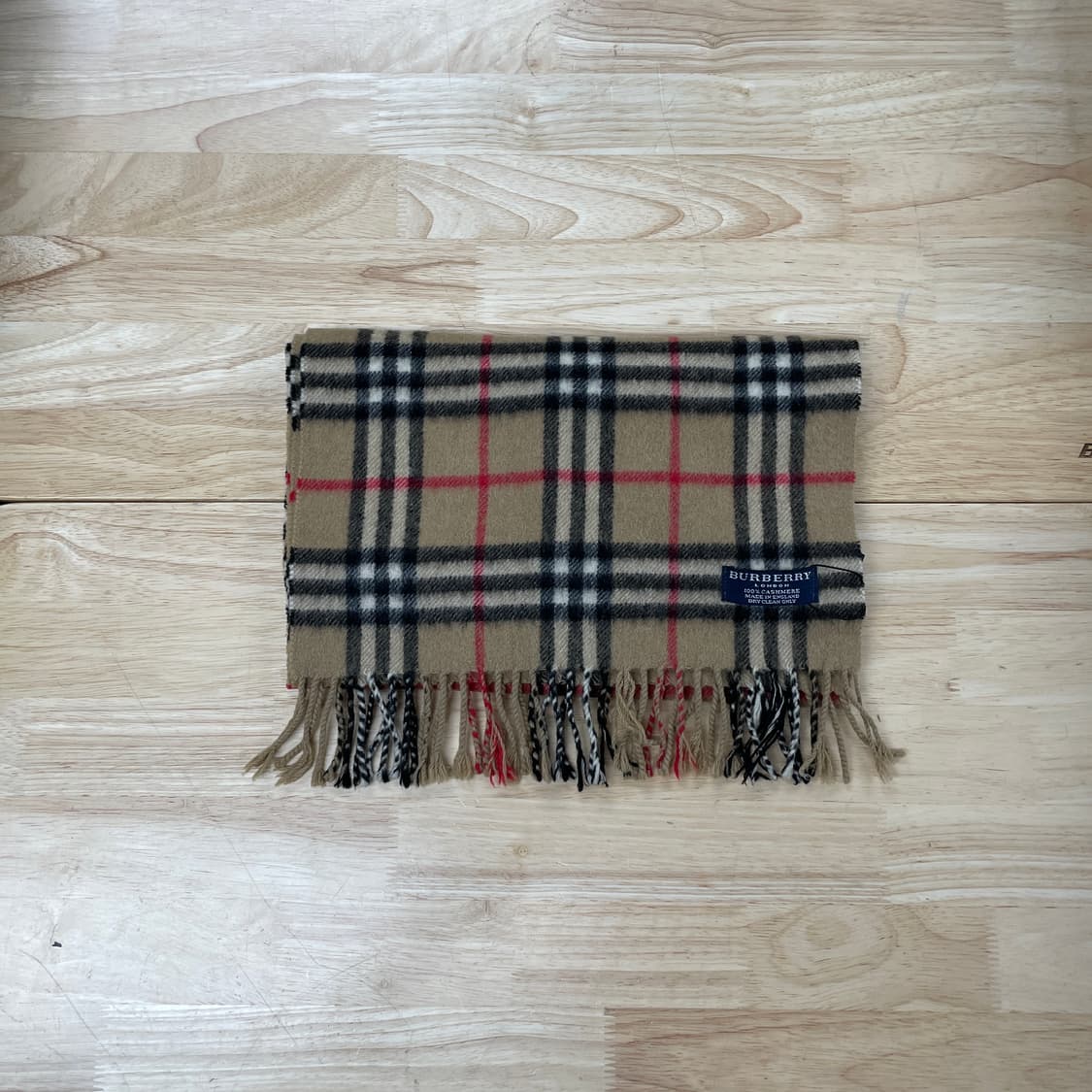 버버리 정품 캐시미어 머플러 베이지 상품이미지1