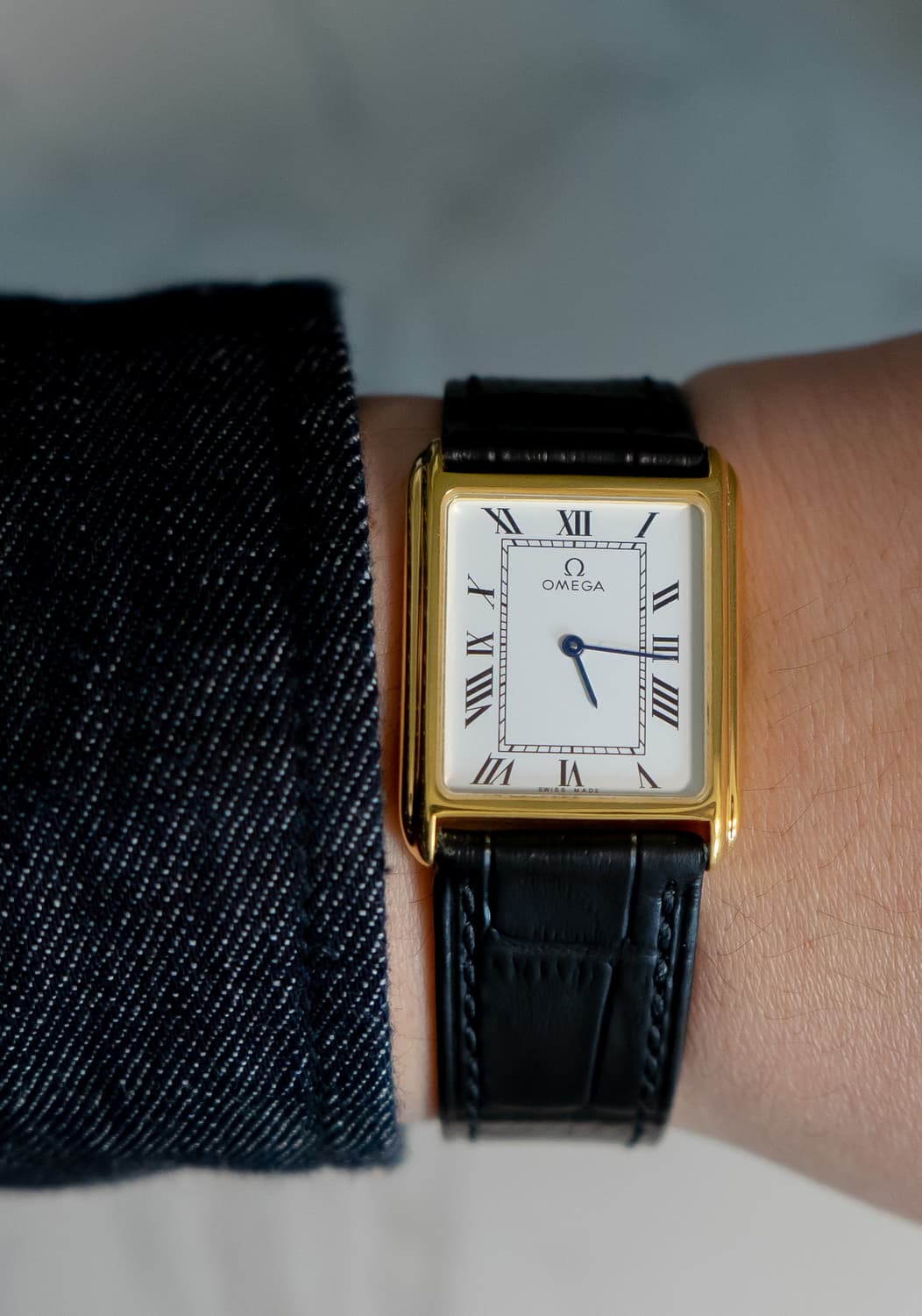 오메가 탱크 쿼츠 빈티지 시계 상품이미지1