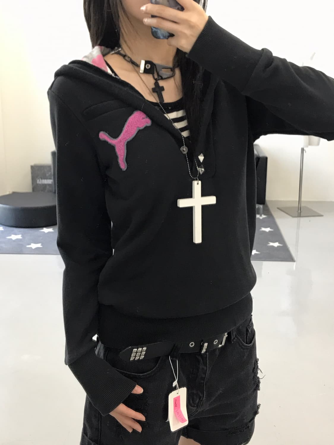 Puma Kitsch detail hoodie 상품이미지3