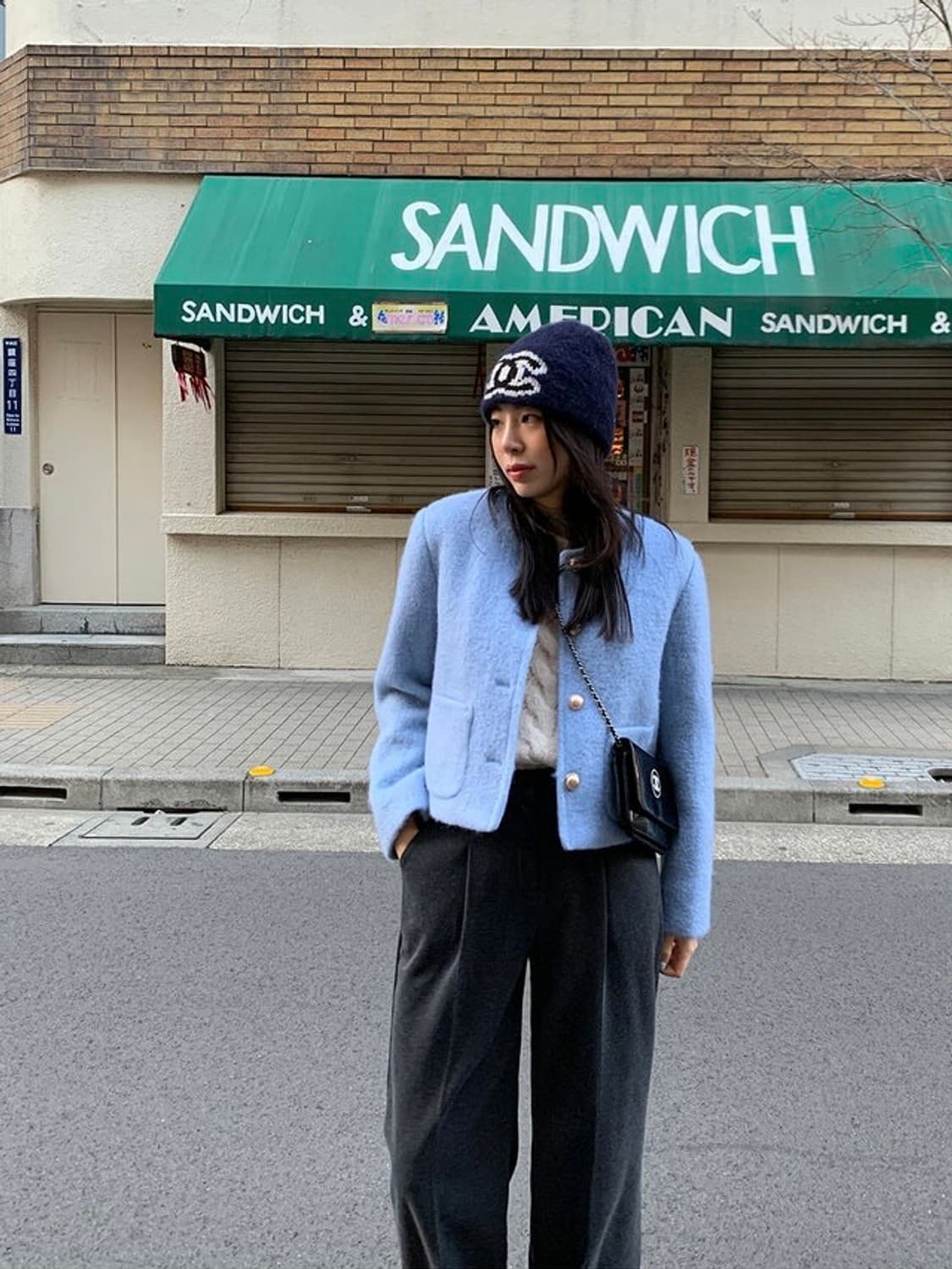 트랜디어패럴 양기모 팬던트 핀턱 와이드 슬랙스 상품이미지4