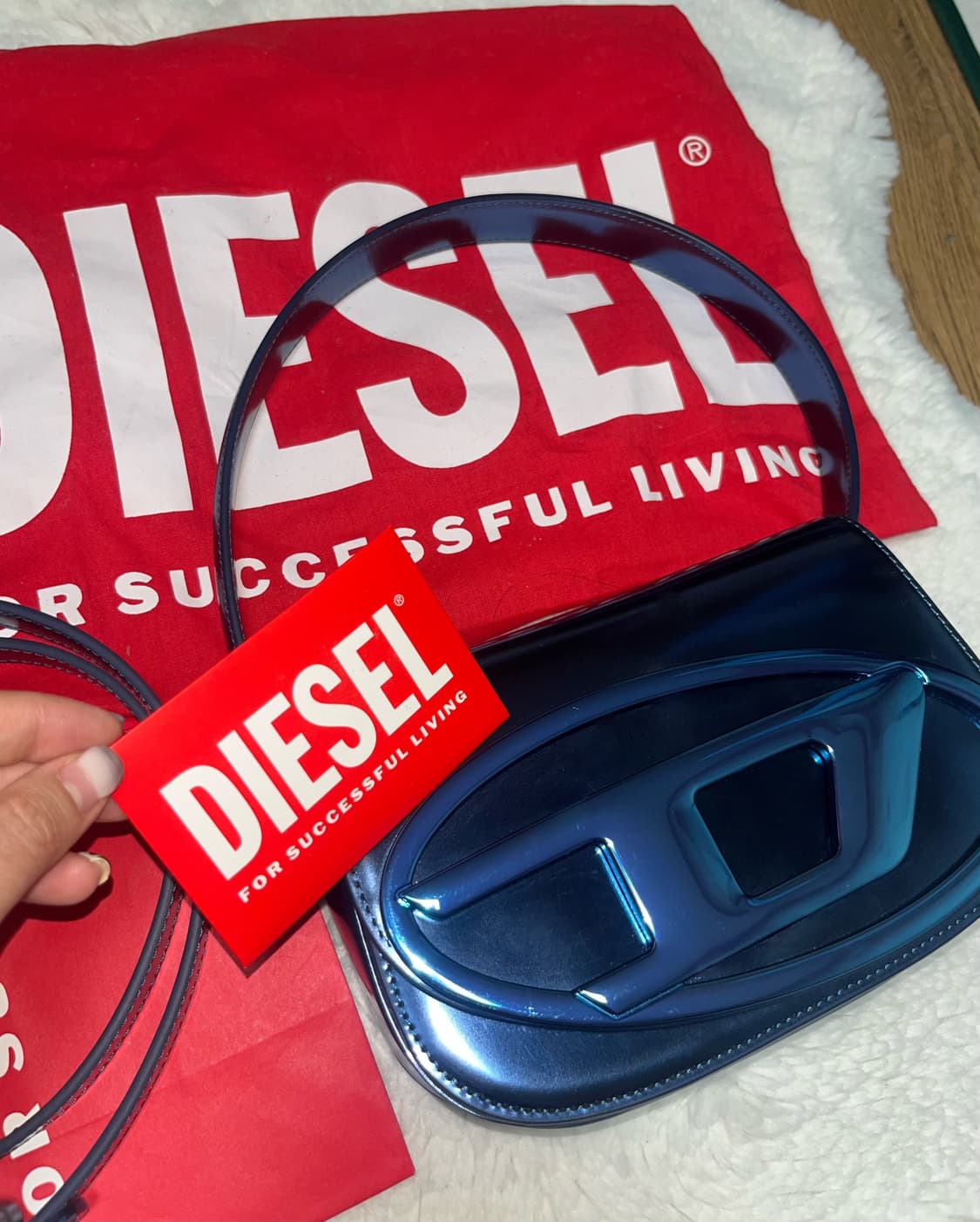 Diesel 1DR 숄더백 블루 상품이미지1