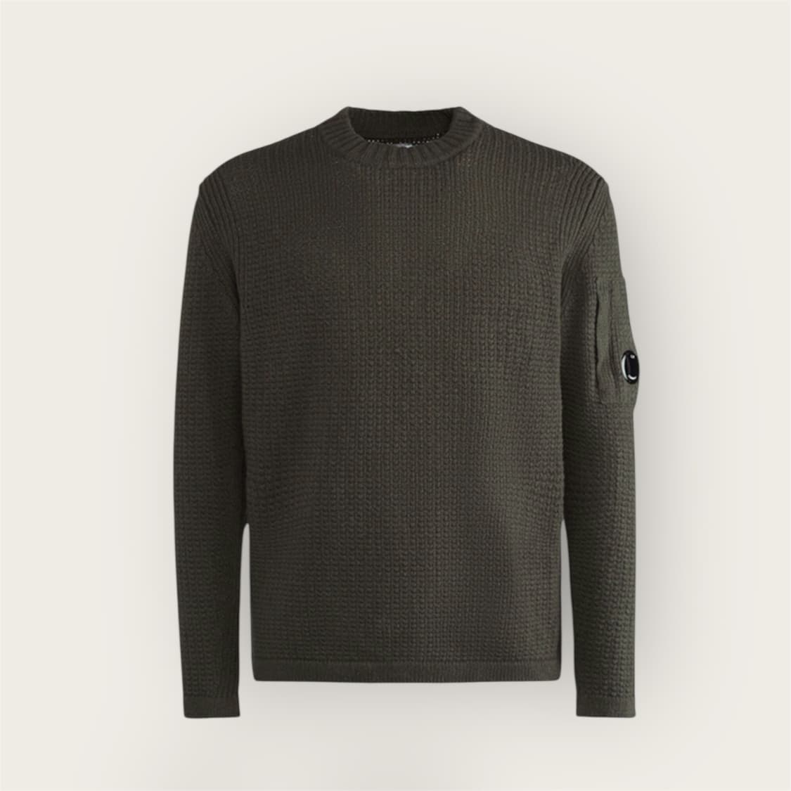 .95/ CP컴퍼니 23-24FW 와플 크루넥 램스울 니트 상품이미지1