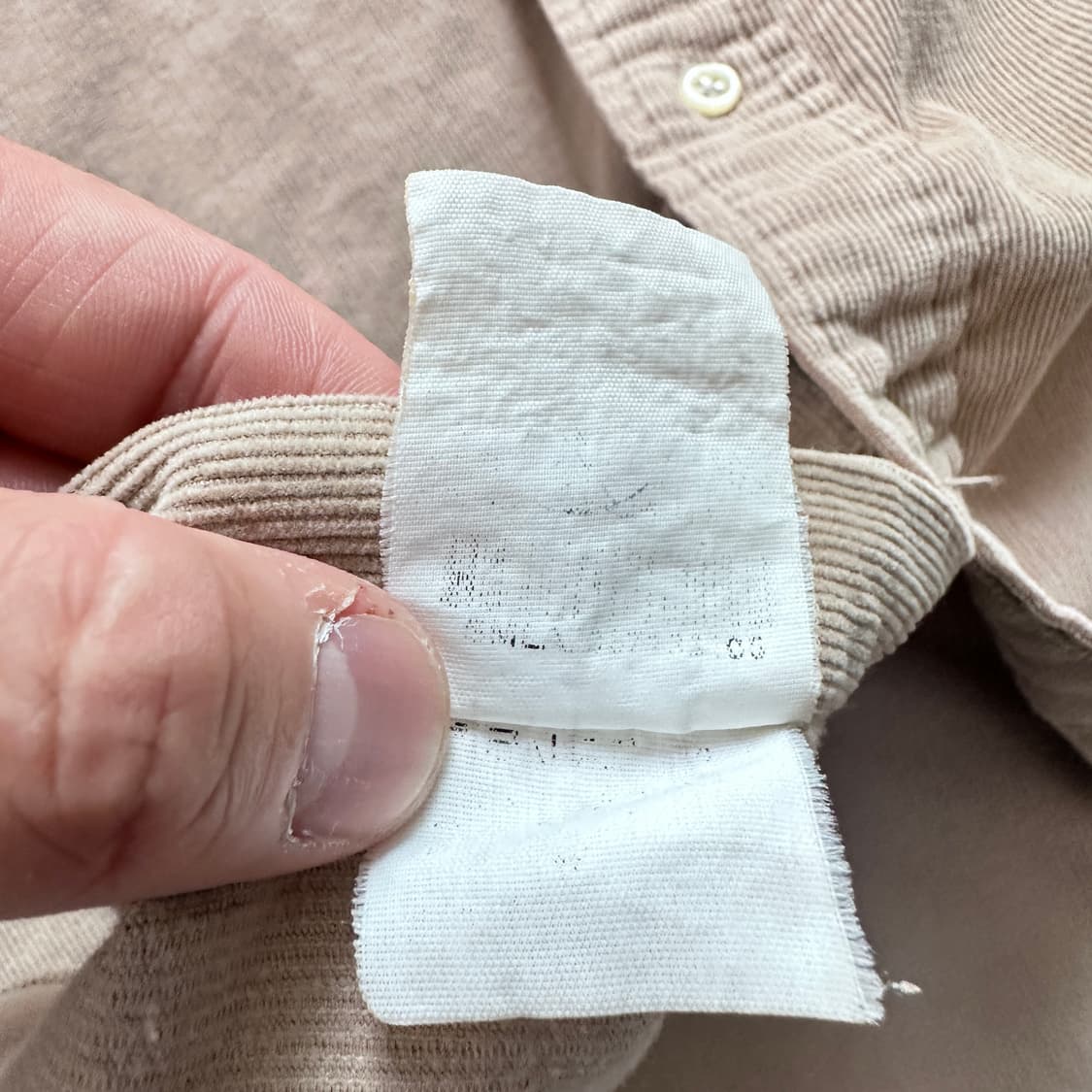 90s 폴로 랄프로렌 블레이크 코듀로이 셔츠 베이지 L 상품이미지6