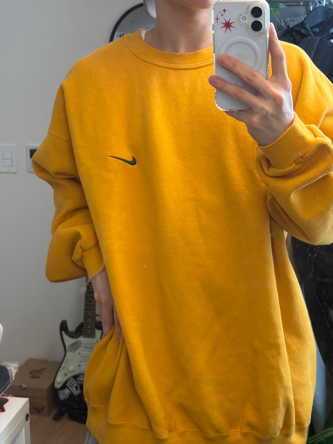 90s USA 나이키 스우시 스웻셔츠 상품이미지5