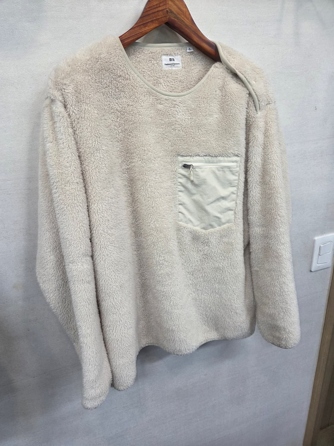 유니클로 엔지니어가먼츠 플리스 맨투맨 xl 상품이미지5