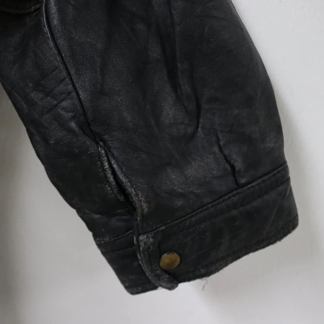 90'S VINTAGE LEATHER BOMBER 가죽자켓 60657 상품이미지4